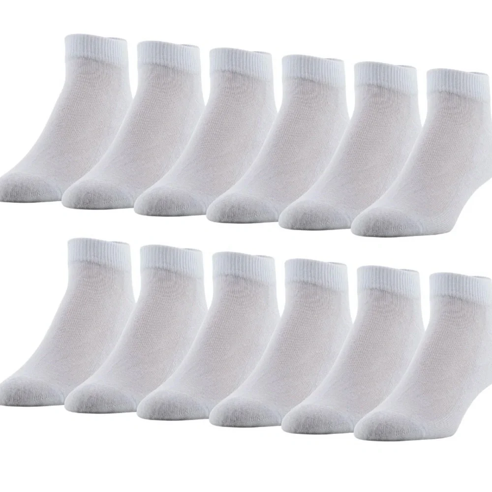 2 PowerSox Men's Cushion Low Cut Socks, 12-Pack